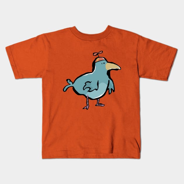 the hat Kids T-Shirt by greendeer